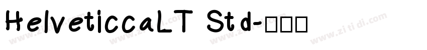 HelveticcaLT Std字体转换